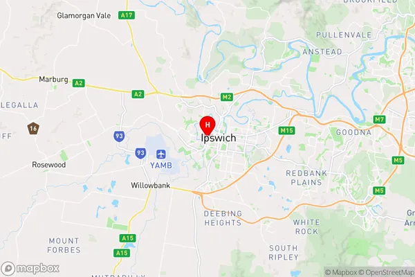 West Ipswich,Queensland Area Map