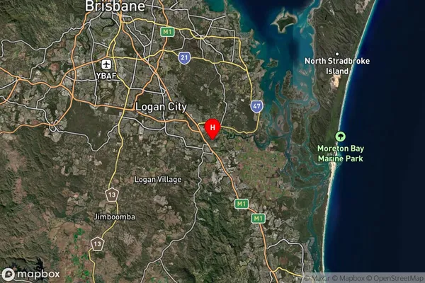 Eagleby,Queensland Satellite Map