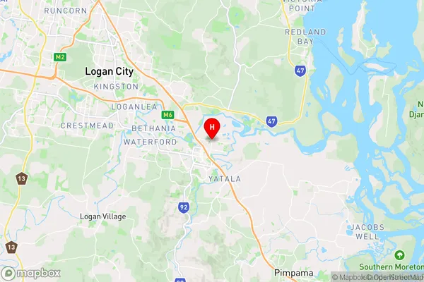 Eagleby,Queensland Area Map