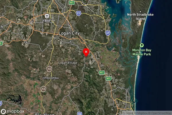 Windaroo,Queensland Satellite Map