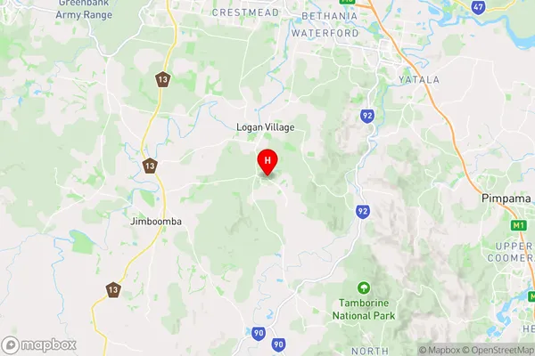 Yarrabilba,Queensland Area Map