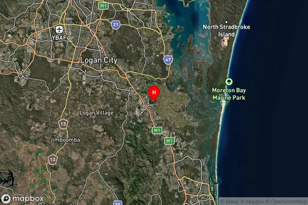 Burnside,Queensland Satellite Map