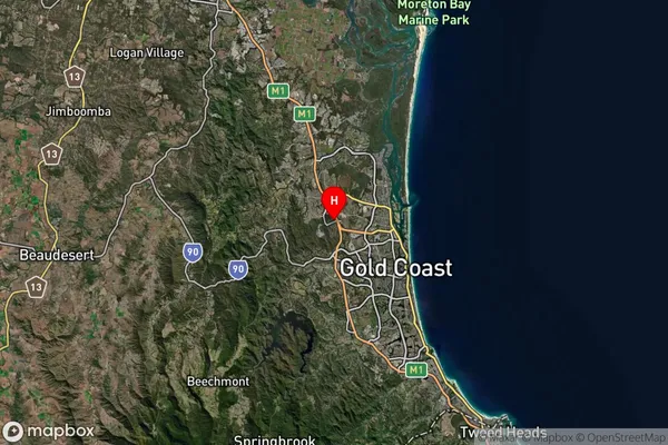 Gaven,Queensland Satellite Map