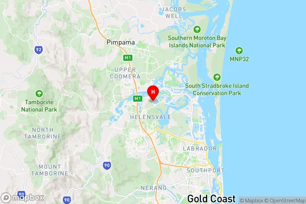 Monterey Keys,Queensland Area Map