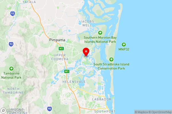 Sanctuary Cove,Queensland Area Map