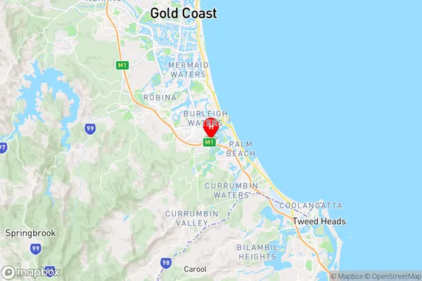 West Burleigh,Queensland Area Map