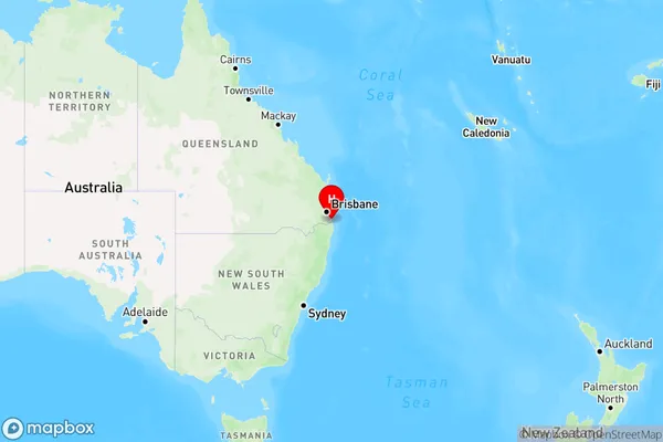 Burleigh Dc,Queensland Region Map