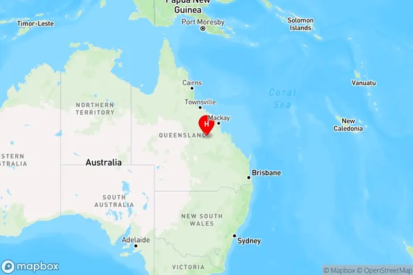 Clermont,Queensland Region Map