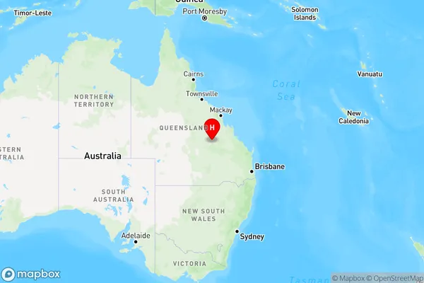 Springsure,Queensland Region Map