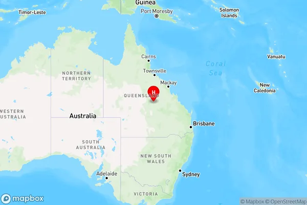 Alpha,Queensland Region Map