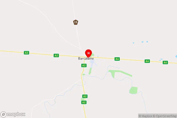 Barcaldine,Queensland Area Map