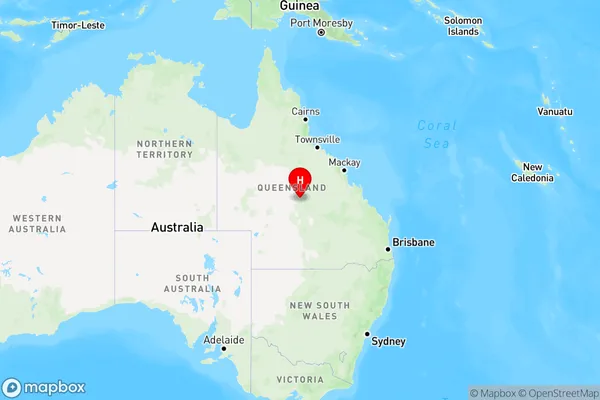 Barcaldine,Queensland Region Map