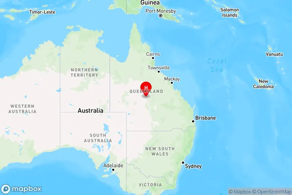 Ilfracombe,Queensland Region Map