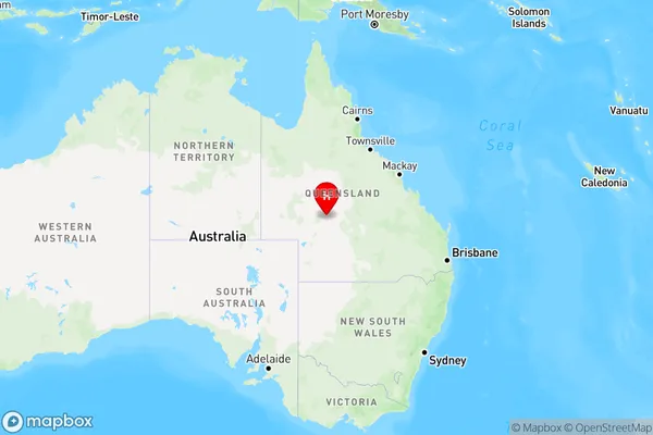 Stonehenge,Queensland Region Map