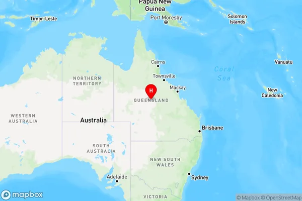 Muttaburra,Queensland Region Map