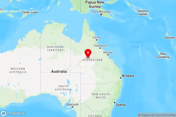 Corfield,Queensland Region Map