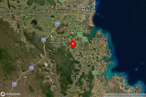 Sunnyside,Queensland Satellite Map