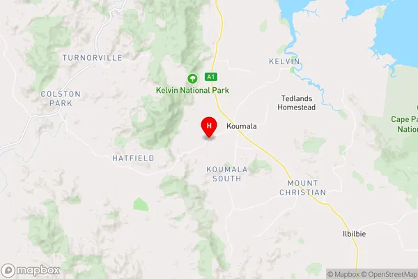 Koumala,Queensland Area Map