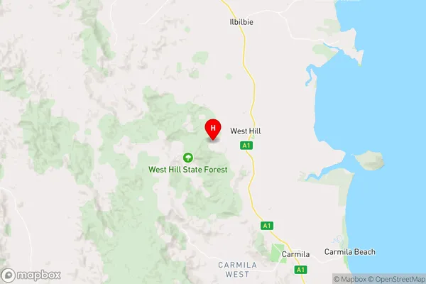 Carmila,Queensland Area Map