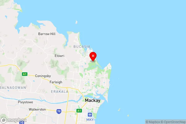 Blacks Beach,Queensland Area Map