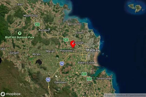 Dumbleton,Queensland Satellite Map