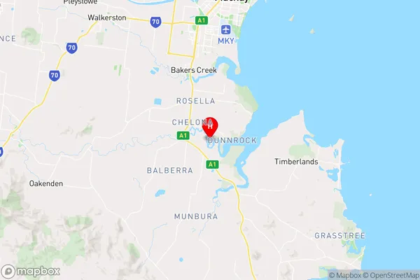 Dunnrock,Queensland Area Map