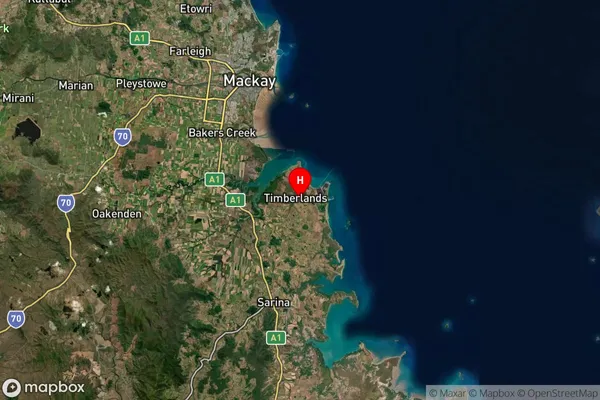 Hay Point,Queensland Satellite Map