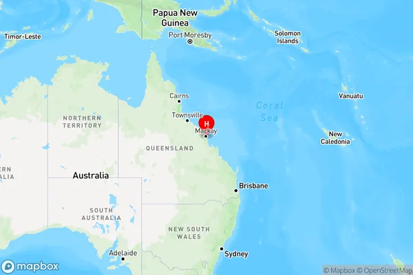 Louisa Creek,Queensland Region Map