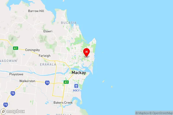 Mackay Harbour,Queensland Area Map