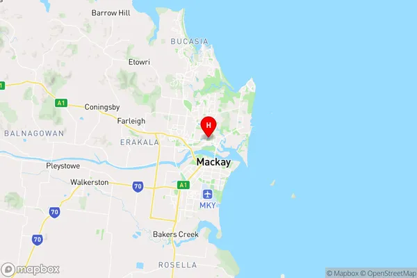 Mackay North,Queensland Area Map