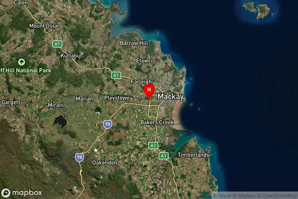 Planella,Queensland Satellite Map