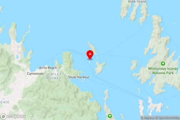 Daydream Island,Queensland Area Map