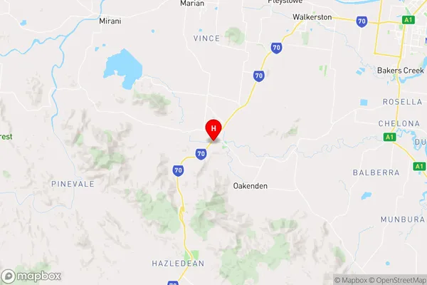 Eton,Queensland Area Map