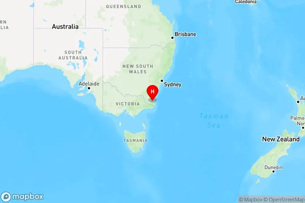 Tantawangalo,New South Wales Region Map