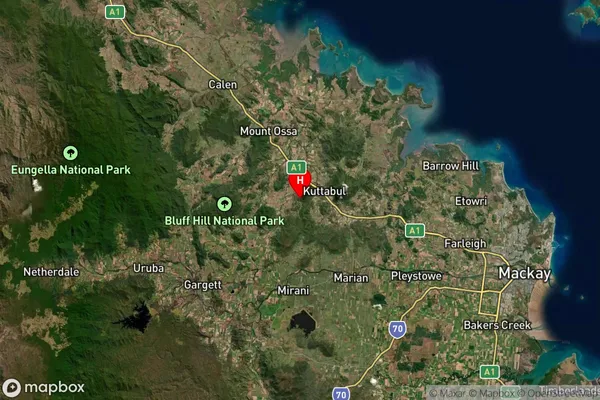 Kuttabul,Queensland Satellite Map