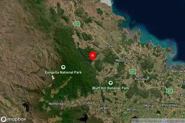 Mount Charlton,Queensland Satellite Map