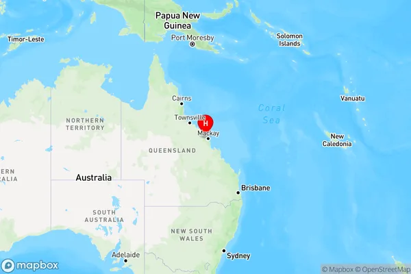 Mount Ossa,Queensland Region Map