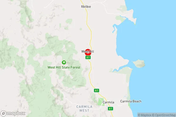 Orkabie,Queensland Area Map