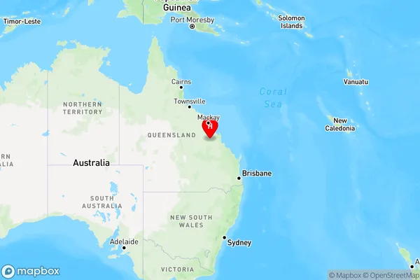 Mackenzie,Queensland Region Map