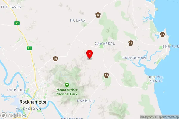 Mount Chalmers,Queensland Area Map