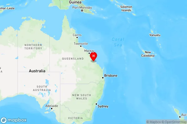 Nine Mile,Queensland Region Map