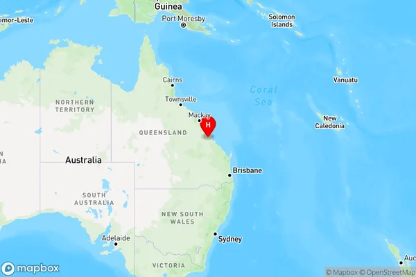 Ridgelands,Queensland Region Map