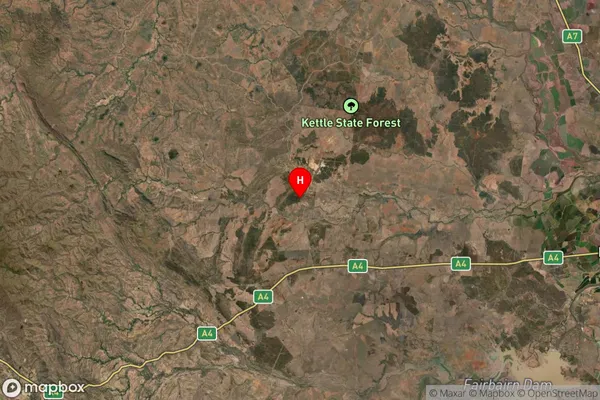 Sapphire,Queensland Satellite Map