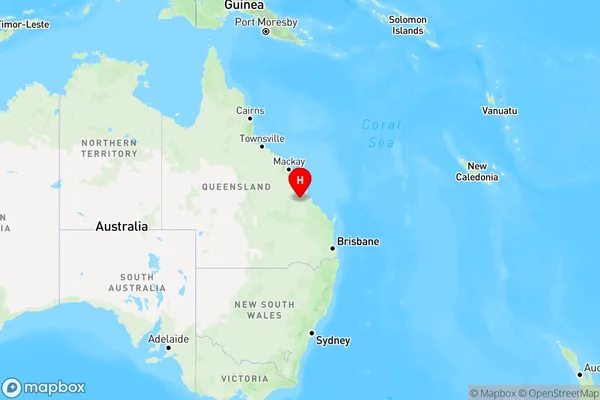 Westwood,Queensland Region Map