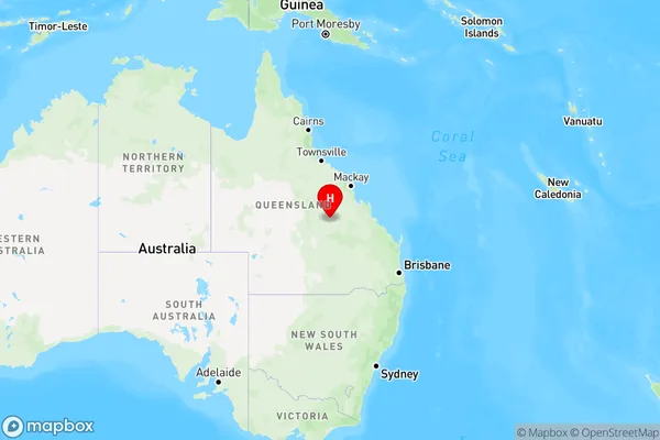 Willows,Queensland Region Map