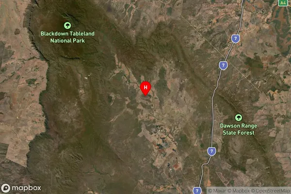 Wooroona,Queensland Satellite Map