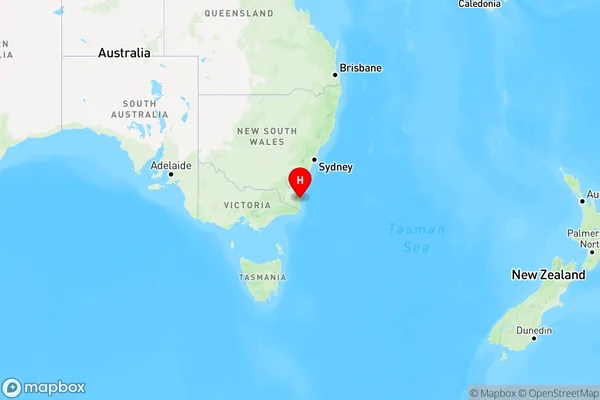 Wallagoot,New South Wales Region Map