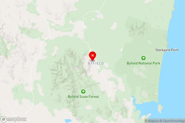 Byfield,Queensland Area Map