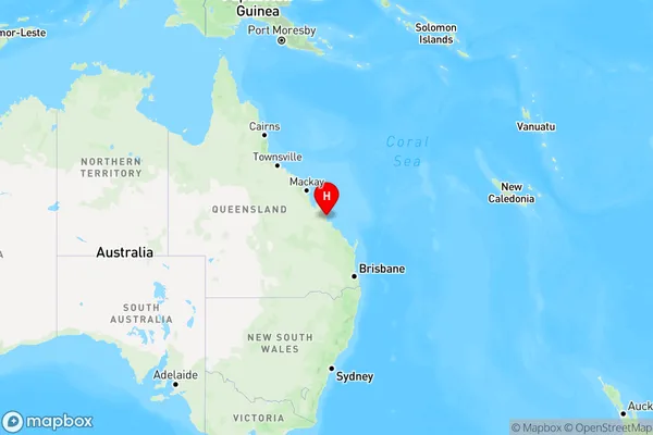 Kemp Beach,Queensland Region Map