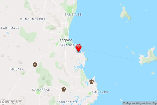 Lammermoor Beach,Queensland Area Map